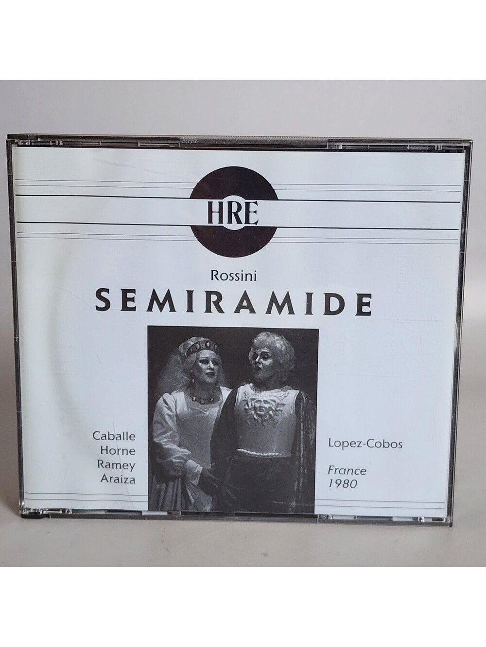 Rossini - Semiramide HRE CD Live 1980 Caballe Horne Ramey Lopez-Cobos 2 Disc Set